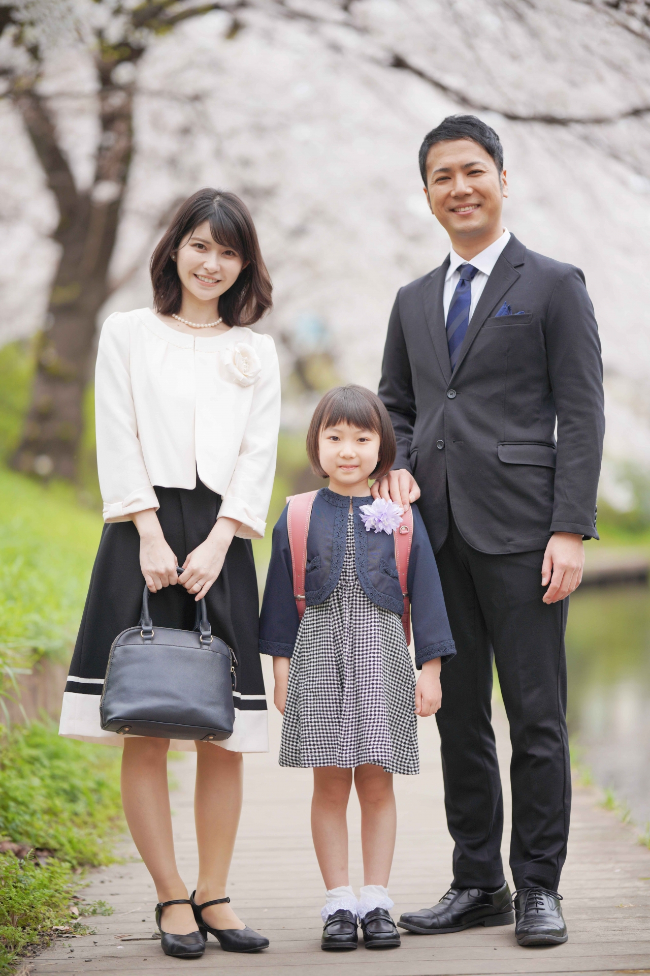 入学記念の肖像 - 元の写真