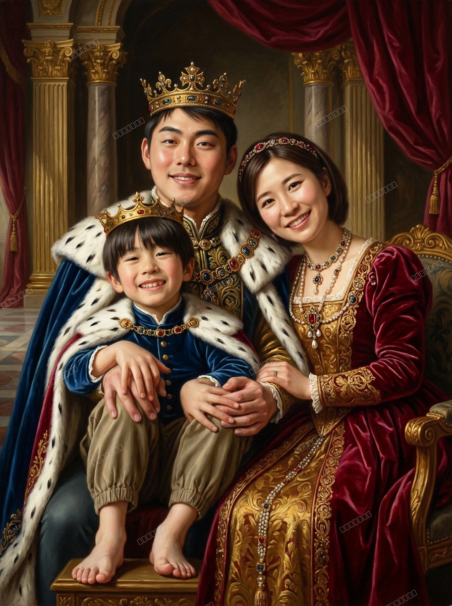 ロイヤルファミリーの肖像 - 王族スタイル