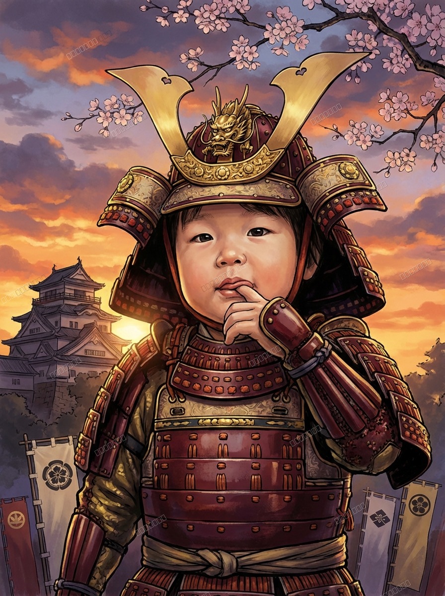 小さな武将の肖像 - 武将スタイル