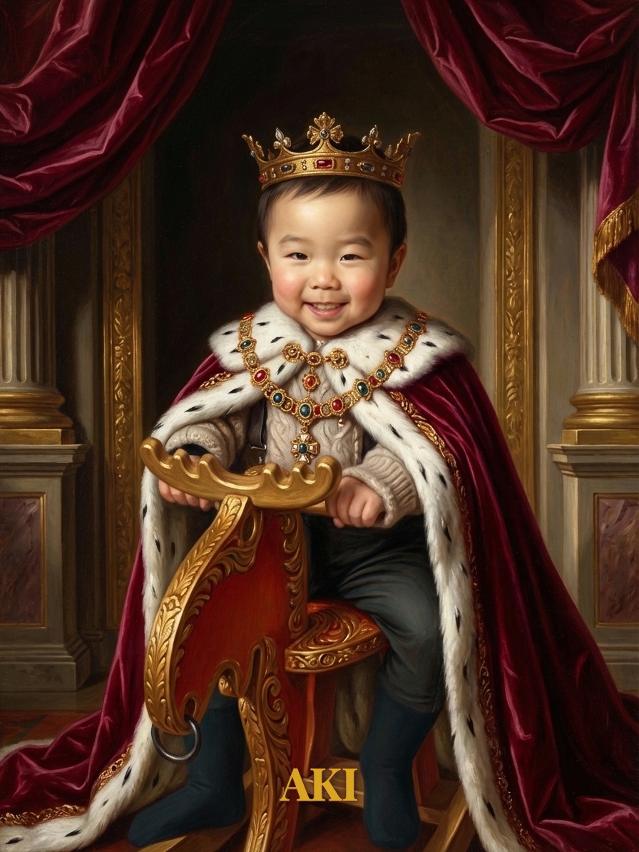 小さな王さまの肖像 - 王族スタイル