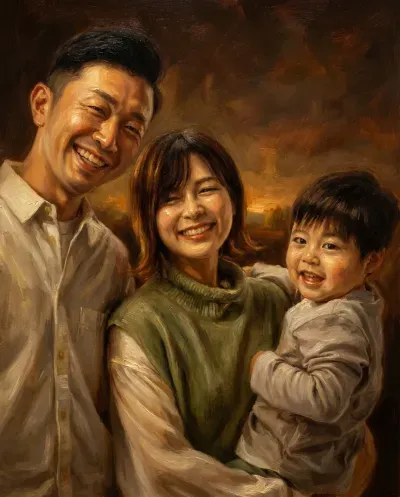 豪華油絵