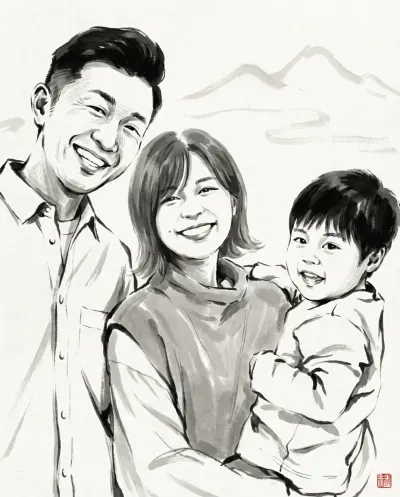 水墨画