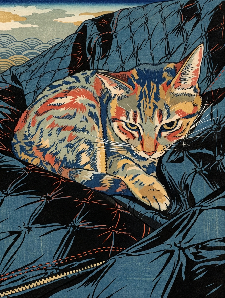 K.T様の変換後の肖像画（浮世絵）